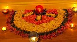 Ganpati Decoration Ideas Diyas Flower Rangoli Ganpati Decoration Ideas Diyas Flower Rangoli