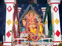 Ganpati Decoration Ideas Pandal Ribbons Laces Borders Ganpati Decoration Ideas Pandal Ribbons Laces Borders