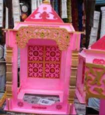 Ganpati Decoration Ideas Pandals Thermocol Spray Color Painted Ganpati Decoration Ideas Pandals Thermocol Spray Color Painted