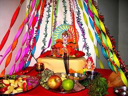 Ganpati Decoration Ideas Ribbons Decorations Ganpati Decoration Ideas Ribbons Decorations